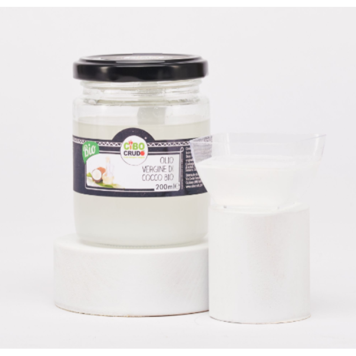 Cibo Crudo Olio Vergine di Cocco Raw Organic 200 ml