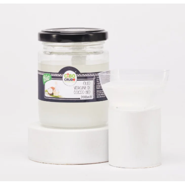 Cibo Crudo Olio Vergine di Cocco Raw Organic 200 ml
