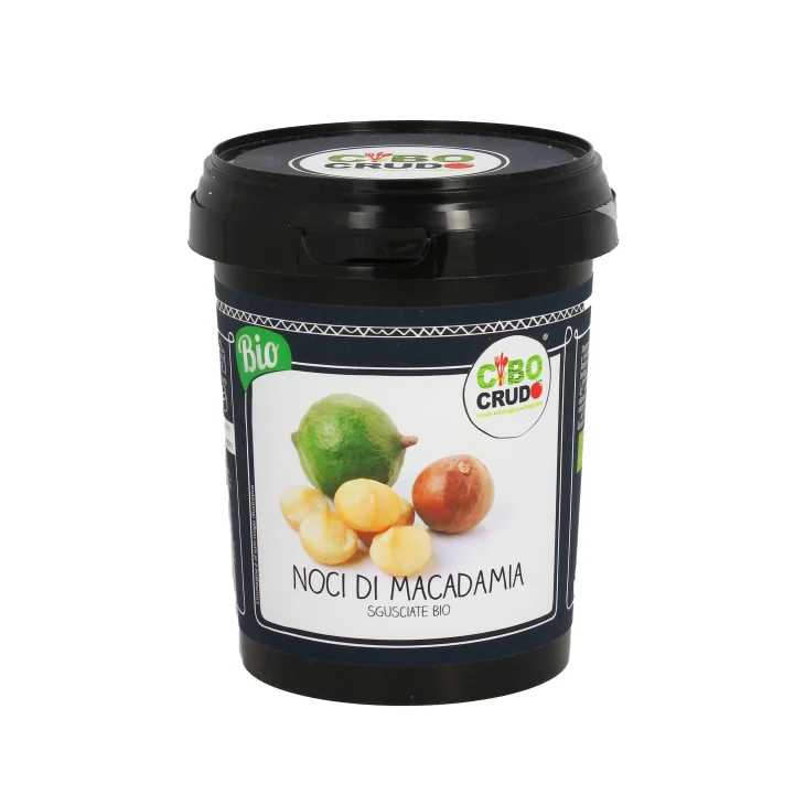 Cibo Crudo Noci di Macadamia Sgusciate Bio Raw Food 250 g