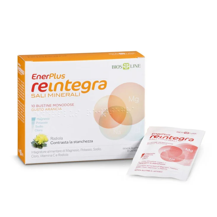 Bios Line EnerPlus Reintegra Integratore Energetico di Sali Minerali 20 bustine