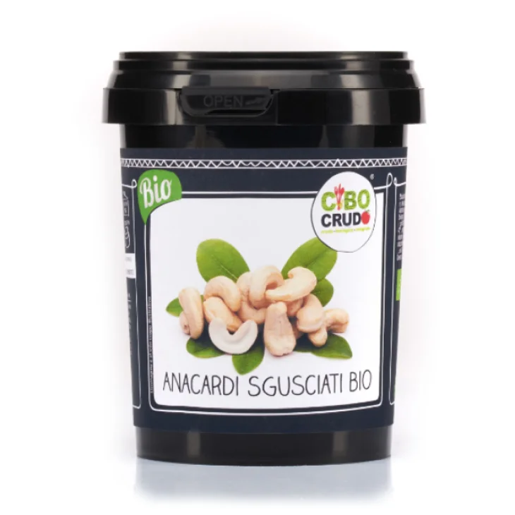 Cibo Crudo Anacardi Crudi Sgusciati Bio 250 g