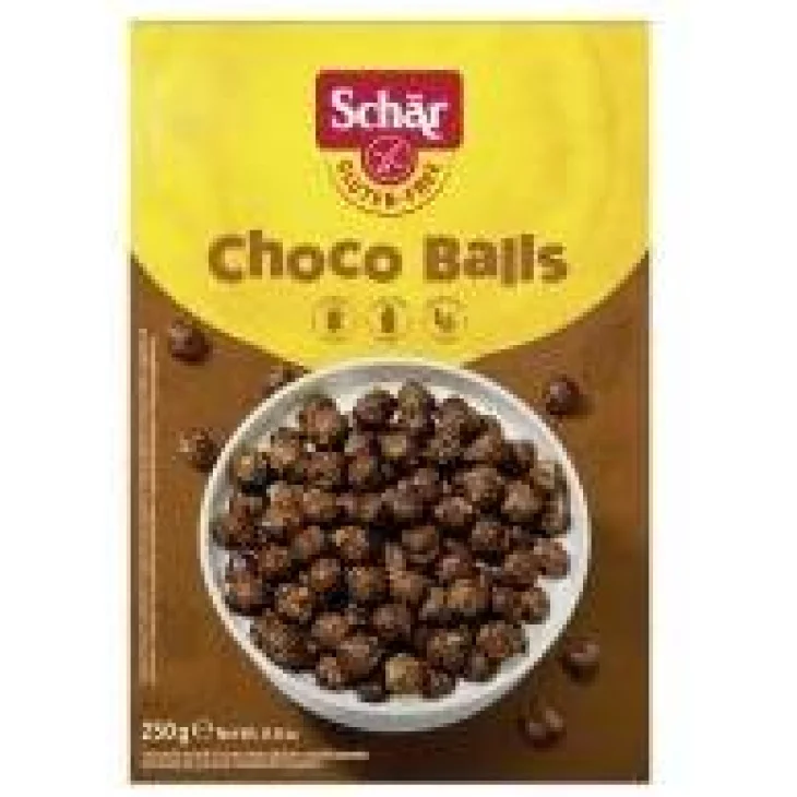 Schar Choco Balls Cereali al Cioccolato Senza Glutine e Lattosio 250 g