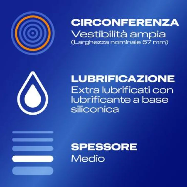 Durex Preservativi Settebello Extralarge XL 10 pezzi