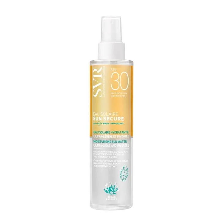 SVR Sun Secure Eau Solaire SPF30 Acqua Solare Idratante per Viso e Corpo 200 ml