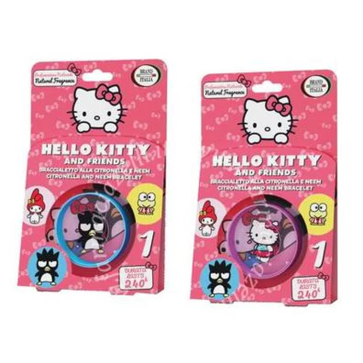 Bracciale Allontana Zanzare Anallergico per Bambini Hello Kitty