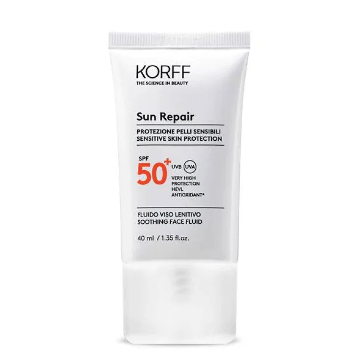 Korff 365 Protection Sun Repair Fluido Viso Lenitivo SPF 50+ 40 ml