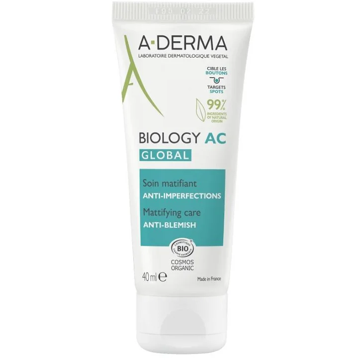A-Derma Biology AC Global Trattamento Opacizzante Anti Imperfezioni 40 ml