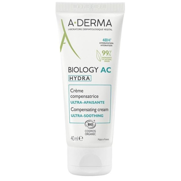 A-Derma Biology AC Hydra Crema Compensatrice Ultra Lenitiva Viso 40 ml