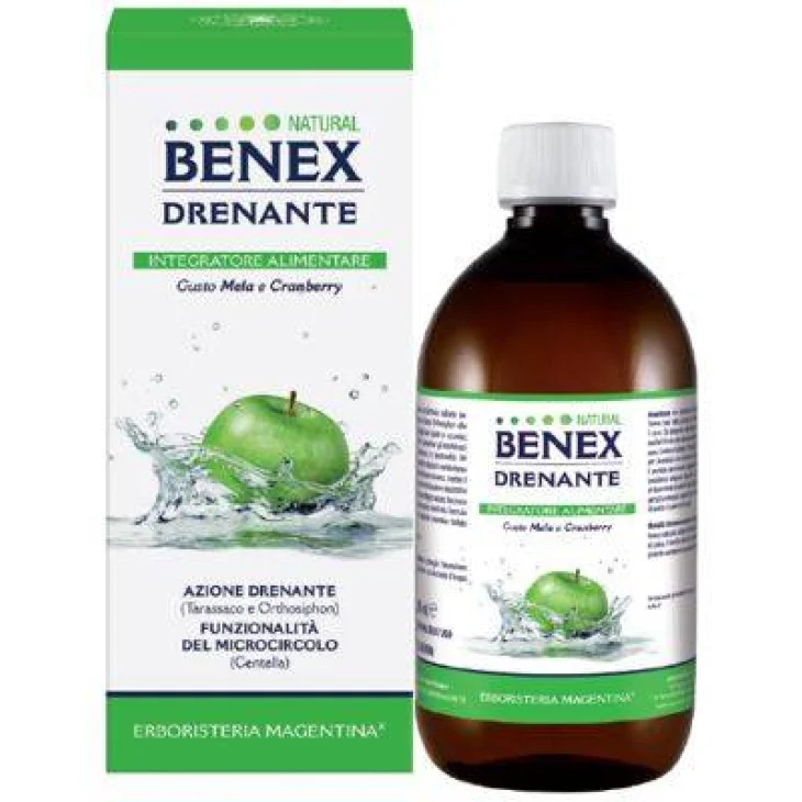 Erboristeria Magentina Natural Benex Drenante e Anticellulite 500 ml