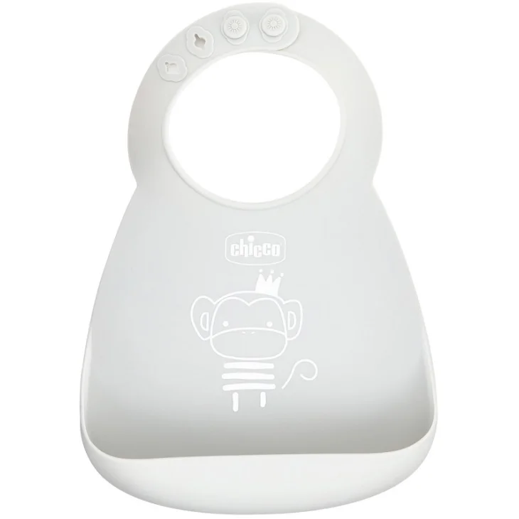 Chicco Bavaglia Silicone Neutra