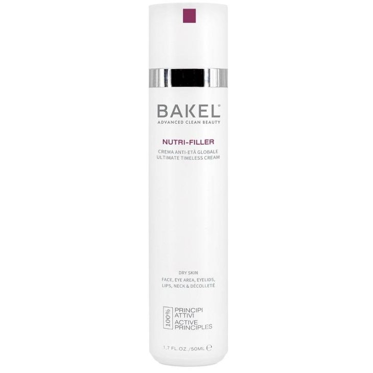 Bakel Nutri-Filler Case & Refill Crema Viso Antietà per Pelle Secca 50 ml