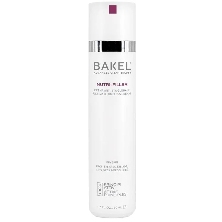 Bakel Nutri-Filler Case & Refill Crema Viso Antietà per Pelle Secca 50 ml