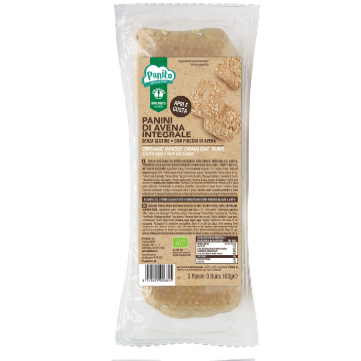 Probios Panini di Avena Integrale Senza Glutine Ricchi di Fibra 180 grammi