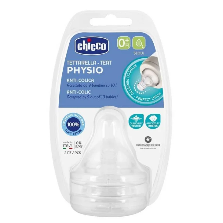 Chicco Tettarella Perfect 0M+ in Silicone 2 Pezzi