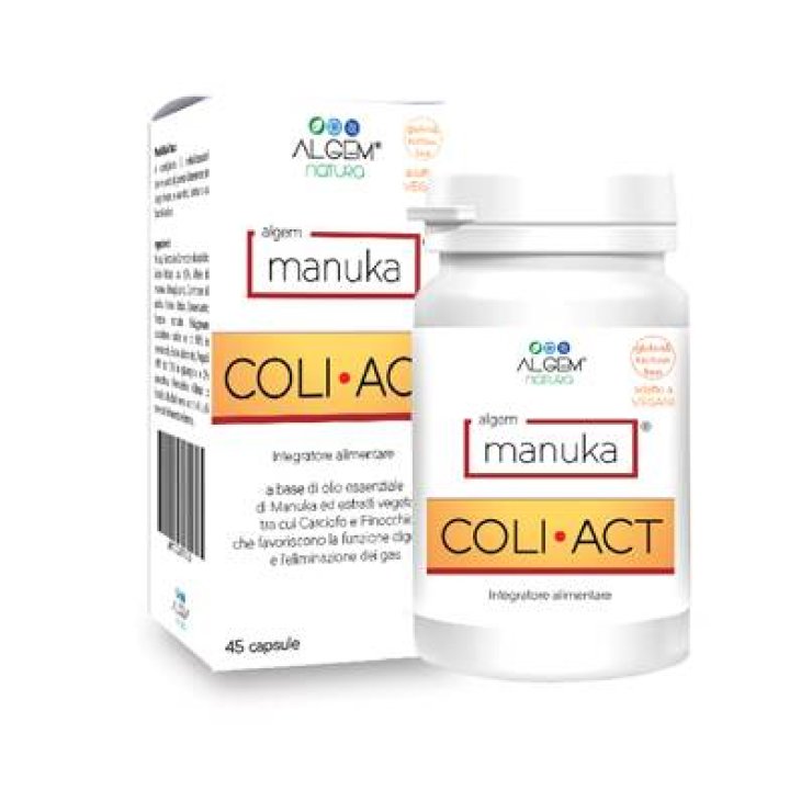 Algem Natura Manuka Coli Act Integratore per la Digestione 45 capsule
