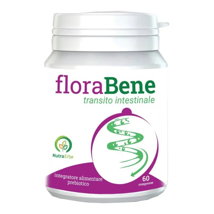 Florabene Transito Intestinale Integratore per il Benessere dell'Intestino 60 compresse