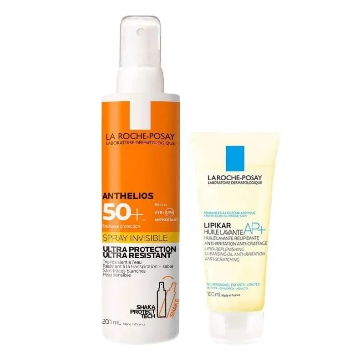 La Roche Posay Anthelios Spray AP Shaka 200 ml + Olio 100 ml