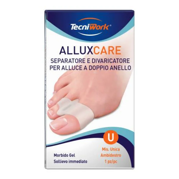 Tecniwork Divaricatore per Alluce a Doppio Anello 1 pezzo