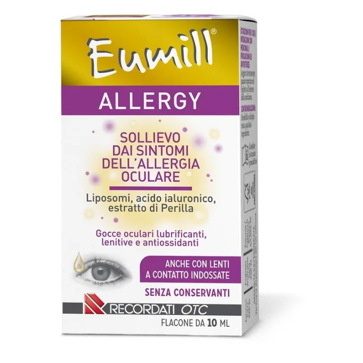 Recordati Eumill Allergy Gocce Oculari Lubrificanti e Lenitive 10 ml