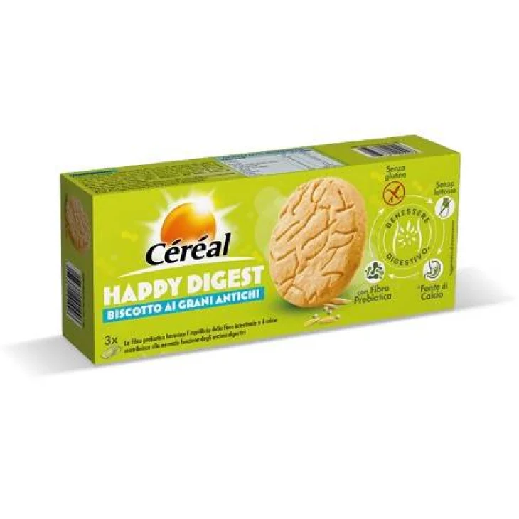 Cereal Happy Day Biscotto Ai Grani Antichi 150 G