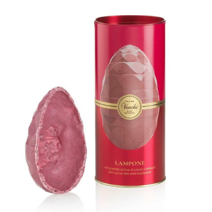 Venchi Chocaviar Uovo di Pasqua al Lampone e Nibs Senza Glutine 350 g