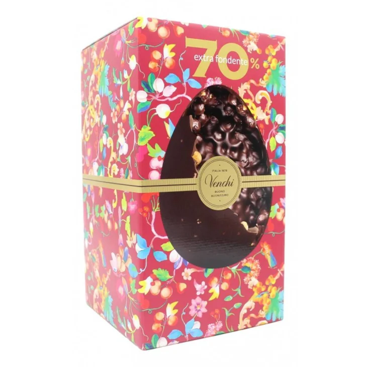 Venchi Brutto & Buono Uovo di Pasqua Extra Fondente 70% Senza Glutine 500 g