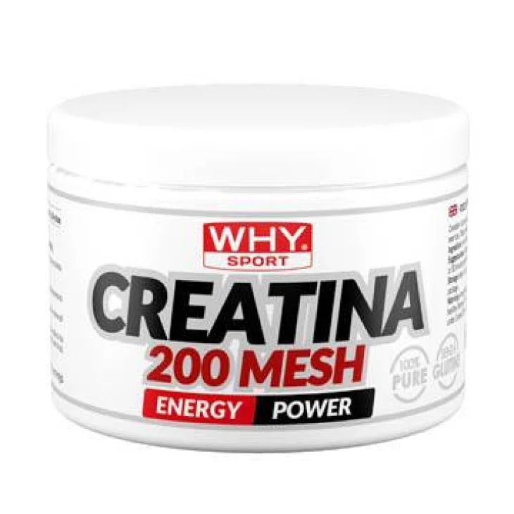 Whysport Creatina 200 Mesh Integratore di Aminoacidi per Sportivi 200 g