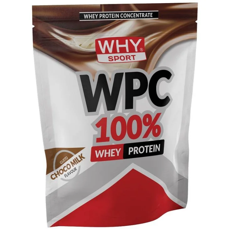 Whysport WPC 100% Whey Integratore di Proteine Gusto Milk Choco 1 kg
