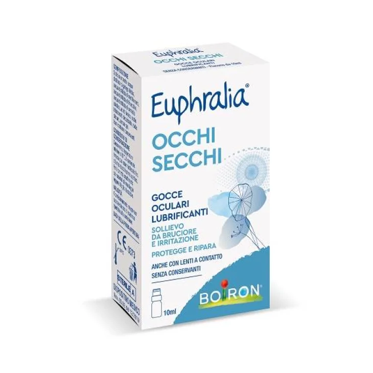 Boiron Euphralia Collirio Occhi Secchi Gocce Oculari Lubrificanti 10 ml