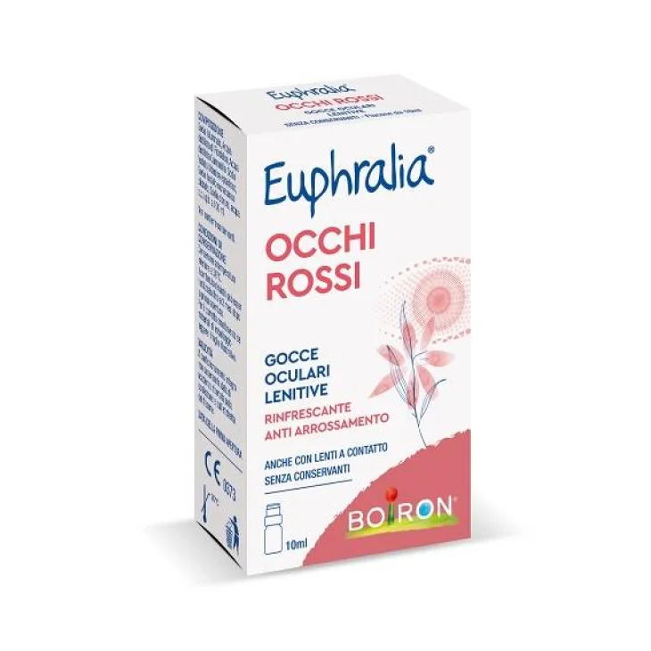 Boiron Euphralia Collirio Occhi Rossi Gocce Oculari Lenitive 10 ml