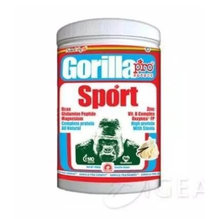 Naturveg Gorilla Pro Source Integratore Proteico vegano 1000 g gusto Vaniglia