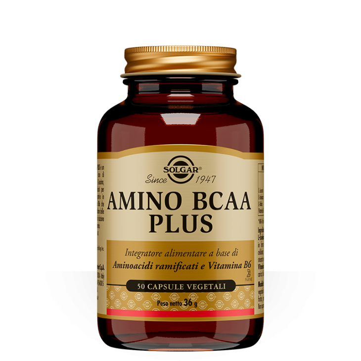 Solgar Amino BCAA Plus Integratore di Aminoacidi Ramificati 50 capsule