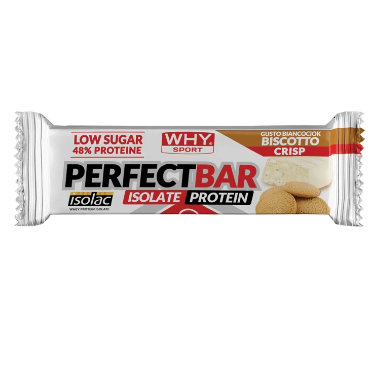 Whysport Perfect Bar Barretta Proteica Gusto Biancociok Biscotto Crisp 50 g