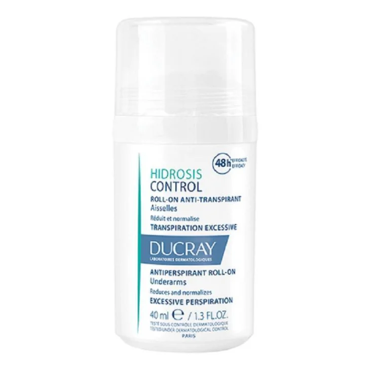 Ducray Hidrosis Control Roll-On Deodorante Anti-traspirante per Ascelle 40 ml