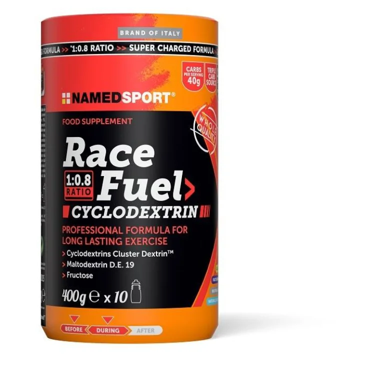 Named Sport Race Fuel Cyclodextrin Miscela Pro-Energetica per Sportivi 400 g