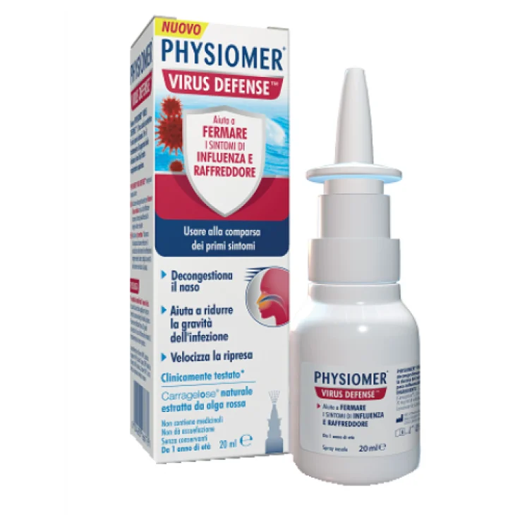 Physiomer Virus Defense Spray Nasale Decongestionante 20 ml