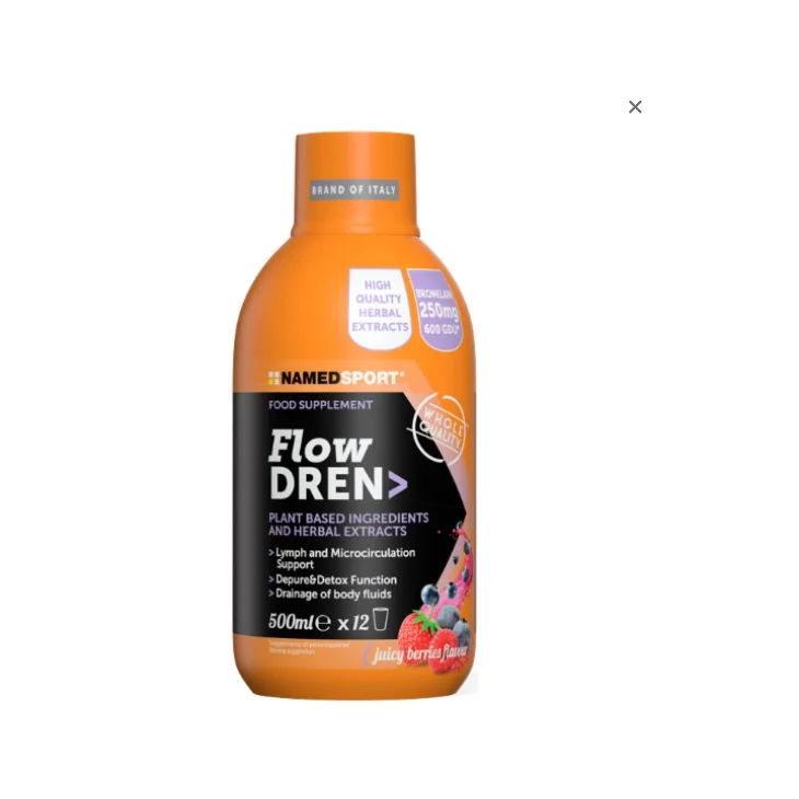 Named Sport Flowdren Integratore ad Azione Drenante e Detox 500 ml