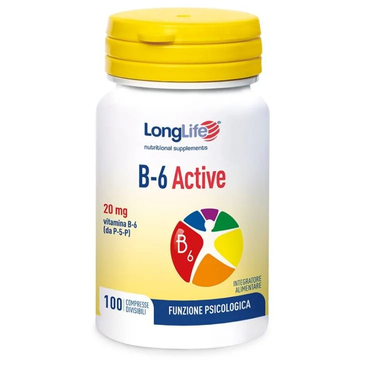 Longlife B6 Active Integratore di Vitamina B6 100 compresse
