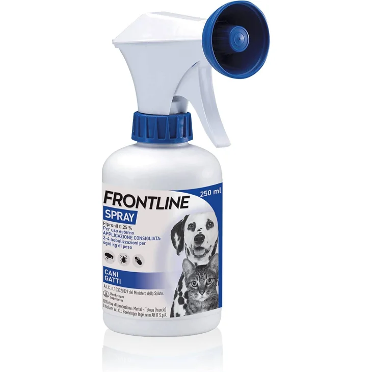 Frontline Spray Antiparassitario Cani e Gatti 250 ml