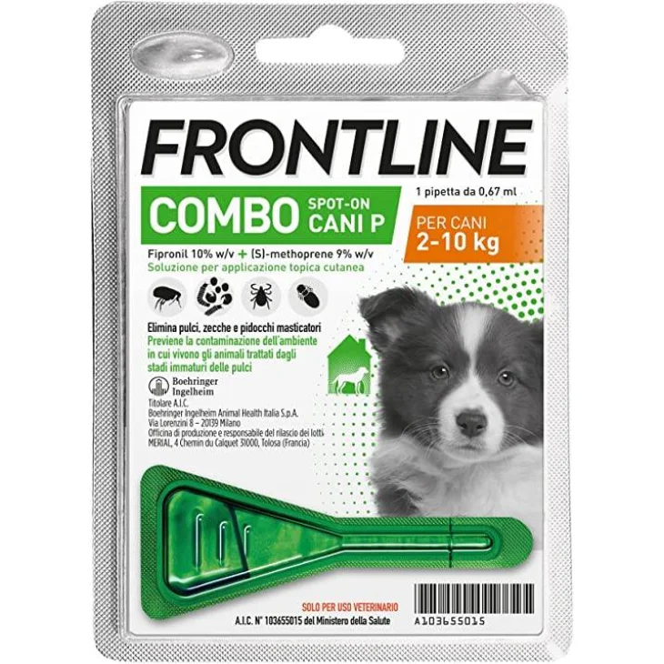 Frontline Combo Spot On Antiparassitario per cani 2-10 kg 1 pipetta
