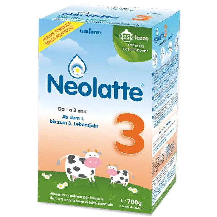 Neolatte 3 Latte in Polvere di Proseguimento Biologico 2 buste da 350 g