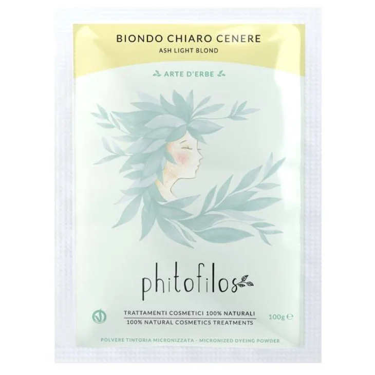 Phitofilos Erbe Tintorie Biondo Chiaro Cenere Riflessanti 100 % naturale 100 g
