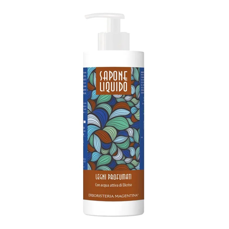 Erboristeria Magentina Sapone Liquido per Mani e Corpo Legni Profumati 250 ml