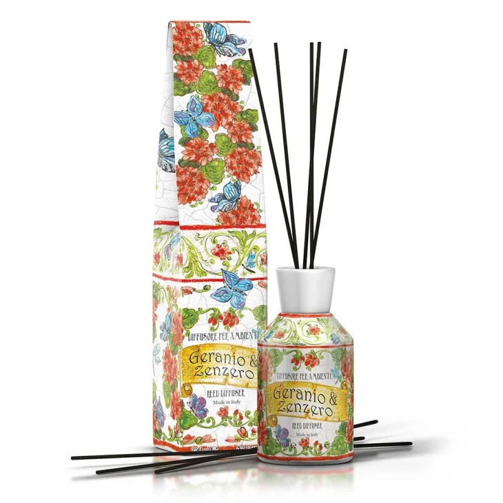 Le Maioliche Diffusore per Ambiente Geranio & Zenzero 250 ml