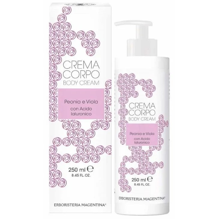 Erboristeria Magentina Crema Corpo Peonia e Viola Idratante 250 ml
