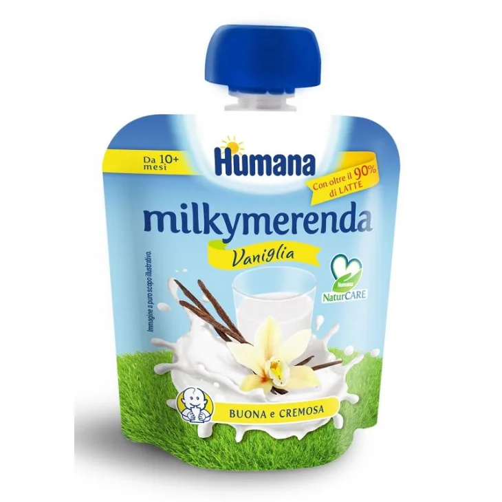 Humana Milkymerenda Merenda al Latte Gusto Vaniglia 85 g