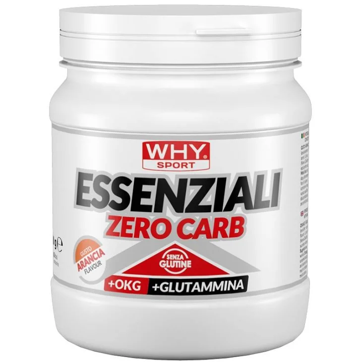 Whysport Essenziali Zero Carb Integratore di Aminoacidi Gusto Arancia 210 g