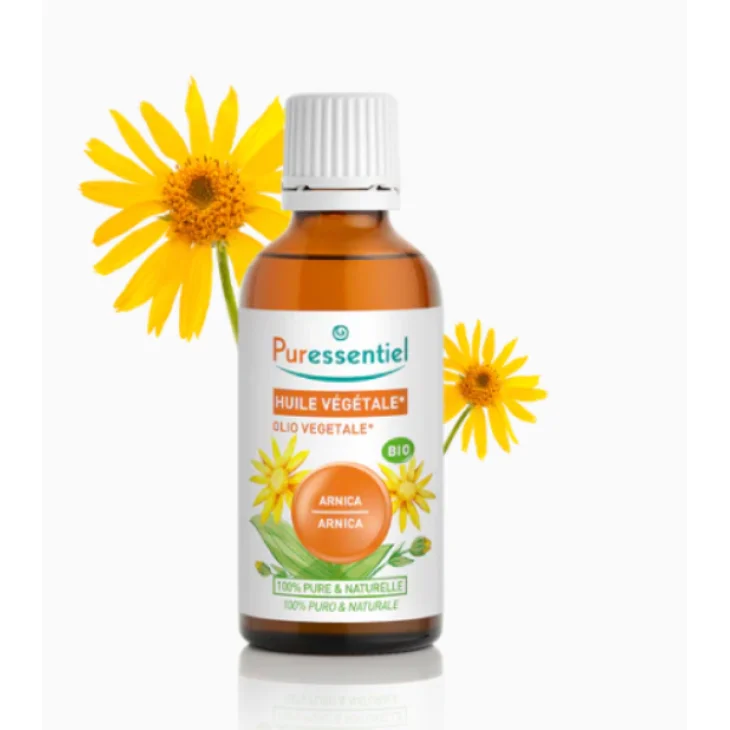 Puressentiel Olio Vegetale di Arnica Bio 100% Puro e Naturale 50 ml