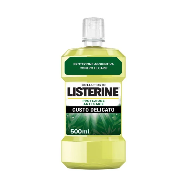 Listerine Protezione Anti- Carie Collutorio Gusto Delicato 500 ml