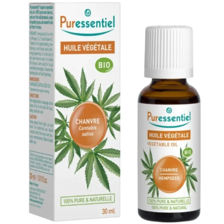 Puressentiel Olio Vegetale di Canapa Bio 50 ml
